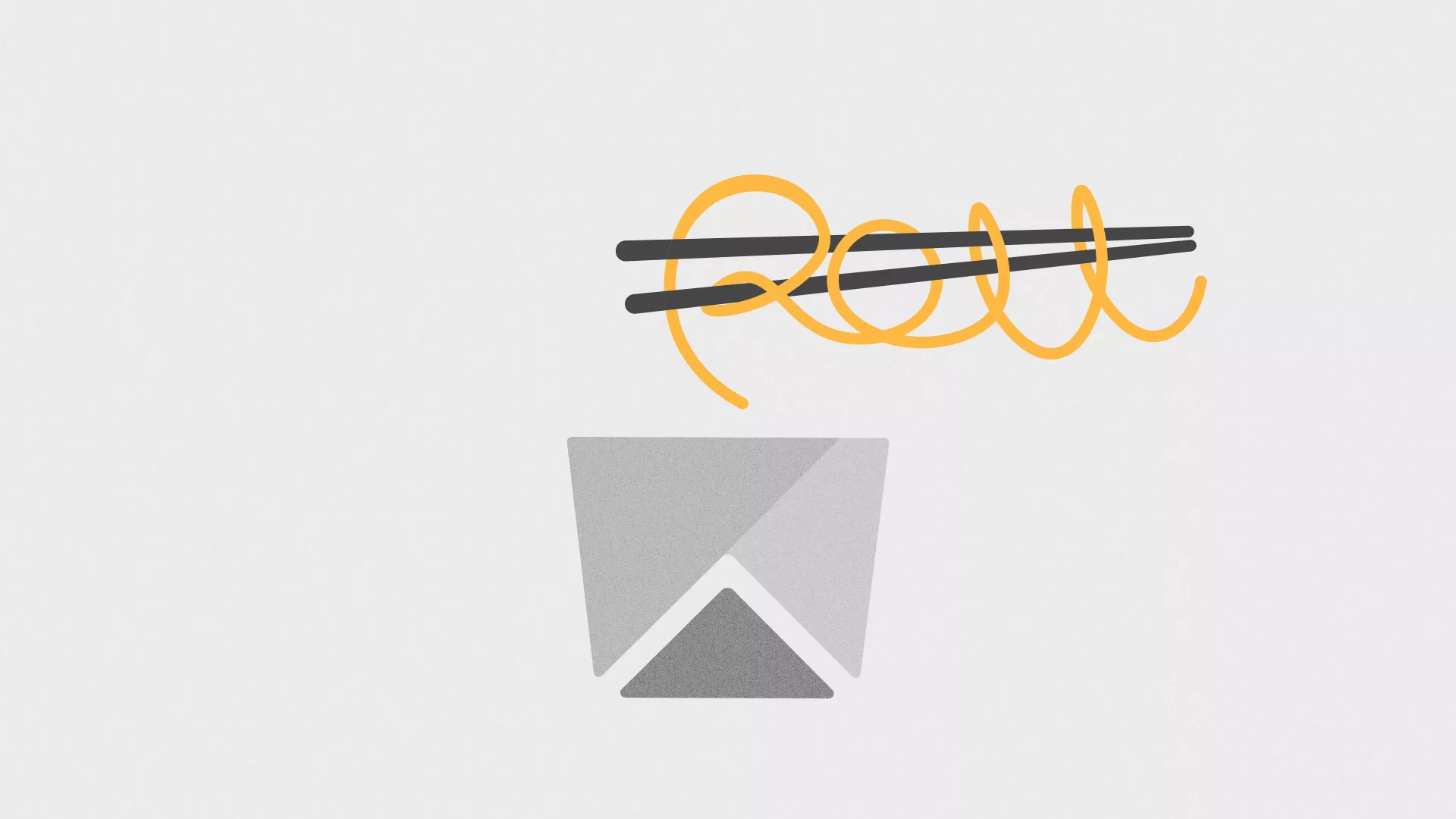 Оформление меню суши-бара «Roll Wok Club» в Петергофе