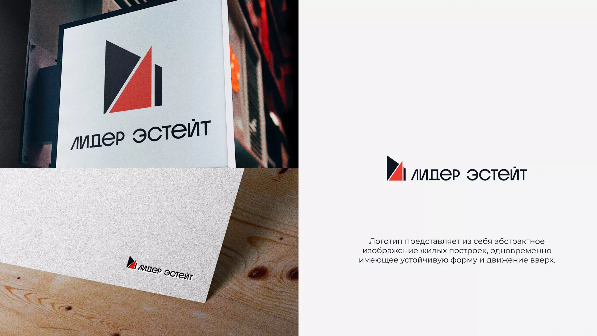 Сделали логотип для агентства недвижимости «Лидер Эстейт» в Петергофе